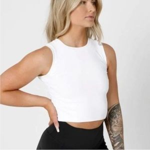 Paragon Columbia Crop Top - White